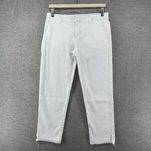 Frank & Eileen Crisp White Ankle Pants